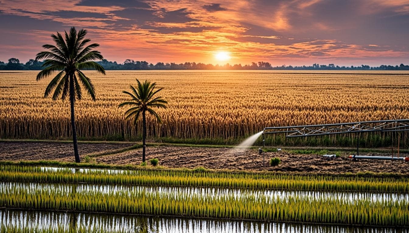 Landscape agricole du Sénégal